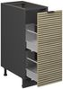 Apothekerschrank Fame-Line Eiche Paneel 30 cm ohne Arbeitsplatte Vicco Bild 4