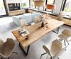 Esstisch Edge 260x100 XL Akazie Natur Metall Schräg Live-Edge Bild 4