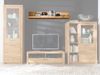 Wandboard >Leduc< in Kernbuche aus Metall - 150x27x22cm (BxHxT) Bild 2