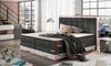 Boxspringbett PRATO Stoff Beige 120x200 cm Bild 3