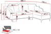 Ecksofa Vadrin L, Seite: Links, Farbe: Manila 35 Bild 5