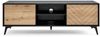 Selsey 'Boulia' TV-Lowboard mit Fischgrätmuster, 50 x 154 x 39 cm Bild 5