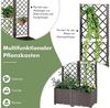 KOMFOTTEU Blumenkasten Hochbeet mit Rankgitter, für Kletterpflanzen & Topfpflanzen Bild 2