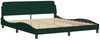 Doppelbett, Bettgestell Modernen ohne Matratze Dunkelgrün 180x200 cm Samt d2388e Bild 4