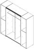 Kleiderschrank >Kaleb< in Sonoma-Eiche - 200.1x190.5x61.6cm (BxHxT) Bild 2