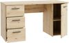 Schreibtisch >NET307< 3 Schübe, 1 Tür, Artisan Eiche Dekor - 138,2x75,3x60cm (BxHxT) Bild 5