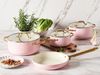 Kochgeschirr-Set 7-teilig ELITE PRO Pastellrosa Bild 3
