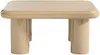 Vente-unique - TAMISDA Couchtisch Holz, Platte Beige - B 90 cm x H 41 cm x L 90 cm Bild 2