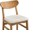 Vente-unique - LERANIA Stuhl Stoff BeigeBeige - B 54 cm x H 81 cm x L 49 cm Bild 5