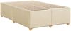 vidaXL Bettgestell ohne Matratze Creme 120x190 cm Stoff 3284720 Bild 3