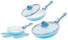 Genius Pfannen-Set Cerafit Revolution Keramik, 20 cm + 24 cm + 28 cm, Design-Glasdeckel, (SET 7tlg) Bild 5