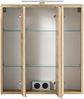 Spiegelschrank >Paris< in Wotaneiche - 60x64x20cm (BxHxT) Bild 3