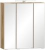 Spiegelschrank >Paris< in Wotaneiche - 60x64x20cm (BxHxT) Bild 2