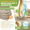 KESSER® Sonnenschirmständer 4-teilig Schirmgewicht Schirmständer für Ampelschirm Bodenkreuz 60 Liter / 80 kg befüllbar mit Wasser oder Sand Inkl. Metallverbinder Ampelschirmständer Kunststoff Sand / Marmor Bild 3