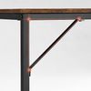Vasagle Schreibtisch, Industrie-Design, Metallgestell, Vintagebraun, 80 x 50 x 75 cm Bild 4