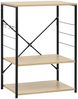 vidaXL Mikrowellenregal Schwarz Eiche 60×39,6×79,5 cm Holzwerkstoff 288235 Bild 2