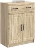 vidaXL Sideboard Sonoma-Eiche 66 x 34,5 x 87 cm Holzwerkstoff 895787 Bild 3
