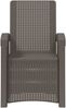 vidaXL Liegesessel Garten Rattan-Optik 2 pcs Hellgrau PP 8011999 Bild 4