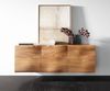 Sideboard New Live-Edge 145 cm Akazie Natur 3 Türen schwebend Bild 4