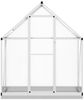 vidaXL Gewächshaus mit Fundamentrahmen Silbern 169x58x202cm Aluminimum 4005819 Bild 3