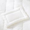 roba Kindersteppbett inkl. Bettdecke 100 x 135 & Kissen 40 x 60 cm - Ganzjahres Baby-Set (Inlett) - Weiß Bild 5