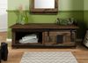 Garderobenbank Mango 120x45x40 braun lackiert RAILWAY #4011 Bild 4