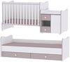 Lorelli '3-in-1 Mini Max' Babybett umbaubar, weiß Bild 3