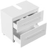 Universal Unterbau auf Standfüßen 70 cm SoftClose weiss hochglanz : Weiss hochglanz Bild 4