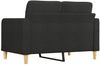 vidaXL 2-Sitzer-Sofa Schwarz 120 cm Stoff 359087 Bild 5