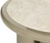 Vente-unique - DIRAMA Couchtisch Marmor SchokoladenbraunBeige - B 90 cm x H 40 cm x L 90 cm Bild 3