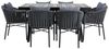 IDIMEX Gartenlounge-Set ISOLA, Garten-Essgruppe, 6 Personen wetterfest aus Alu und Rope schwarz/grau Bild 5