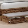 vidaXL Bettschubladen Altholz 100 x 36,5 x 16,5 cm Holzwerkstoff 866913 Bild 4