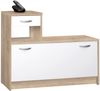 Garderoben-Set >Renton< in Sonoma-Eiche - 100x180x25cm (BxHxT) Bild 4