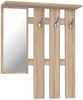 Garderoben-Set >Renton< in Sonoma-Eiche - 100x180x25cm (BxHxT) Bild 5