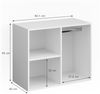 Anstellschrank Isabelle Weiß 80.1 x 65 cm Vicco Bild 3