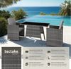 tectake Sitzgruppe Rattan Sitzgruppe, (Set, 3-tlg), für 2 Personen Bild 2