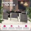 tectake Sitzgruppe Rattan Sitzgruppe, (Set, 3-tlg), für 2 Personen Bild 4