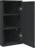 vidaXL Eck-Spiegelschrank Schwarz 30x24x60 cm 357979 Bild 4