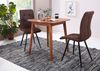 Kadima Design Sheeshamholz Esszimmertisch, robust und langlebig im Landhausstil. 80x80x78 cm Bild 3