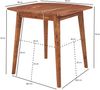 Kadima Design Sheeshamholz Esszimmertisch, robust und langlebig im Landhausstil. 80x80x78 cm Bild 4