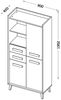 Schubladenunterschrank Rimini 60x82cm HETTICH Vollauszug matt Farbe: RAL 1027 currygelb matt / weiß RI-D3A/60 Bild 3