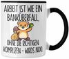 Trendation Tasse Banküberfall Tasse Kollegen Geschenk Arbeit Ist Wie Ein Banküberfall K Bild 1
