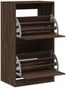 vidaXL Schuhschrank mit 2 Klappen Braun Eiche-Optik 60x42x108 cm 3214391 Bild 5