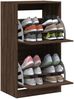 vidaXL Schuhschrank mit 2 Klappen Braun Eiche-Optik 60x42x108 cm 3214391 Bild 4