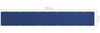 vidaXL Balkon-Sichtschutz Blau 75x500 cm Oxford-Gewebe 135010 Bild 5