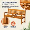 Casaria Gartenbank Picknick Tischlift Bild 5