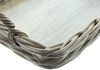 Dekoleidenschaft Tablett "Koboo Grey" Rattan, grau, mit Griffen, 50x35 cm groß, Serviertablett, Rattan, Korbtablett rechteckig, Kaffeetablett Bild 4