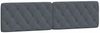 vidaXL Bett mit Matratze Dunkelgrau 200x200 cm Samt 3208677 Bild 5