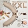 SEI Design Stillkissen Seitenschläferkissen XXL 190x35 Schwangerschaftskissen Lagerungskissen, Schwangerschaftskissen mit Bezug, 1-tlg, Seitenschläferkissen, Premium-Jersey-Bezug Bild 4