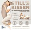 SEI Design Stillkissen Seitenschläferkissen XXL 190x35 Schwangerschaftskissen Lagerungskissen, Schwangerschaftskissen mit Bezug, 1-tlg, Seitenschläferkissen, Premium-Jersey-Bezug Bild 2
